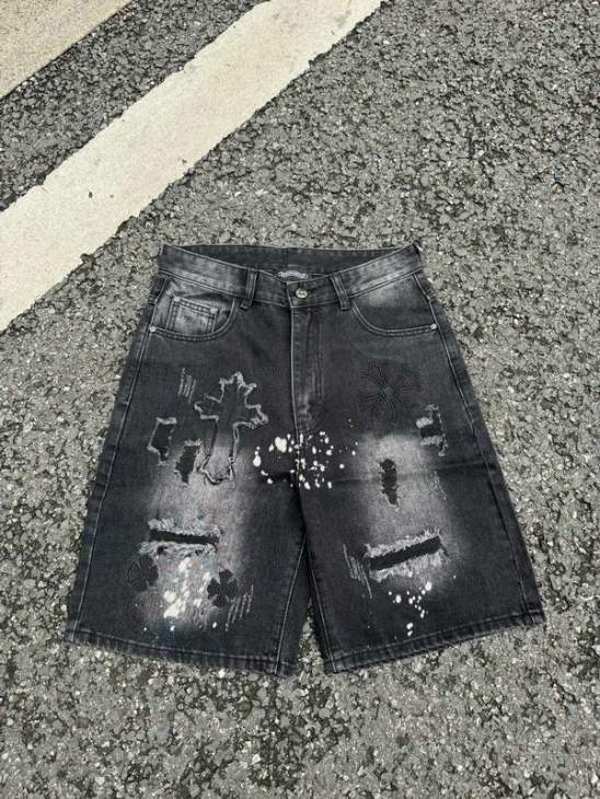 Picture of Chrome Hearts Jeans Short _SKUChromeHeartsM-2XLsytxH0368845